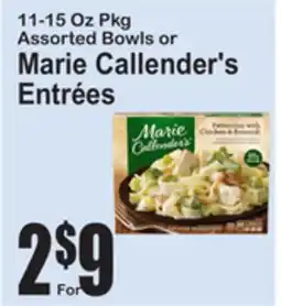 SuperFresh Marie Callender's Entrées offer