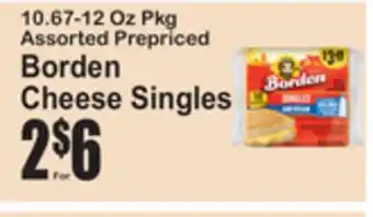 SuperFresh Borden Cheese Singles offer