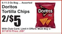 SuperFresh Doritos Tortilla Chips offer