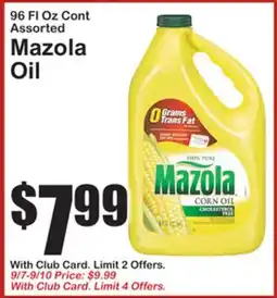 SuperFresh Mazola Oil offer