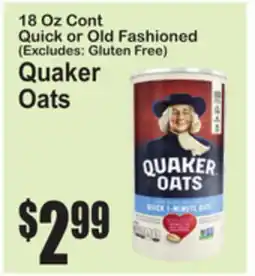 SuperFresh Quaker Oats offer