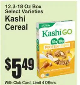 SuperFresh Kashi Cereal offer