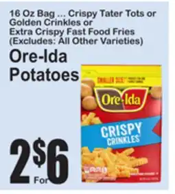 SuperFresh Ore-Ida Potatoes offer