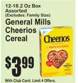 SuperFresh General Mills Cheerios Cereal offer