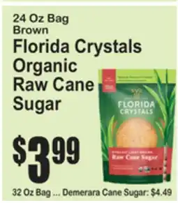 SuperFresh Florida Crystals Organic Raw Cane Sugar offer