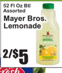 SuperFresh Mayer Bros. Lemonade offer
