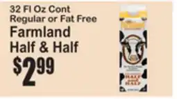 SuperFresh Farmland Half & Half offer