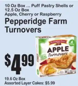 SuperFresh Pepperidge Farm Turnovers offer