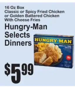 SuperFresh Hungry-Man Selects Dinners offer