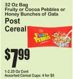 SuperFresh Post Cereal offer