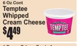 SuperFresh Temptee Whipped Cream Cheese offer