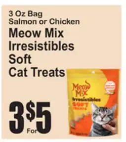 SuperFresh Meow Mix Irresistibles Soft Cat Treats offer