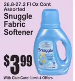SuperFresh Snuggle Fabric Softener offer