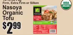 SuperFresh Nasoya Organic Tofu offer