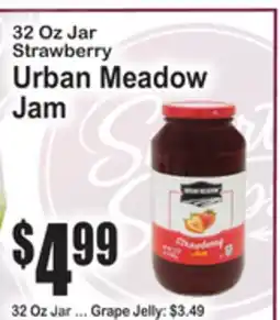 SuperFresh 32 Oz Jar Strawberry Urban Meadow Jam offer