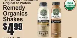 SuperFresh Remedy Organics Shakes offer