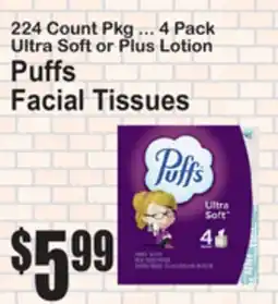 SuperFresh Puffs Facial Tissues offer