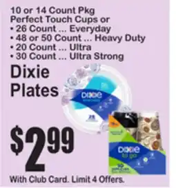 SuperFresh Dixie Plates offer
