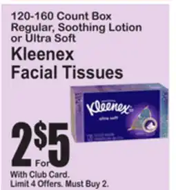 SuperFresh Kleenex Facial Tissues offer