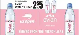 SuperFresh Evian Water offer