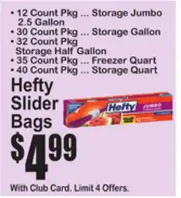SuperFresh Hefty Slider Bags offer