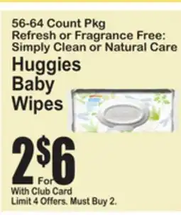 SuperFresh Huggies Baby Wipes offer