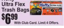 SuperFresh Hefty Ultra Flex Trash Bags offer