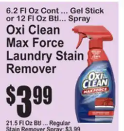 SuperFresh Oxi Clean Max Force Laundry Stain Remover offer