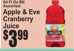 SuperFresh Apple & Eve Cranberry Juice offer