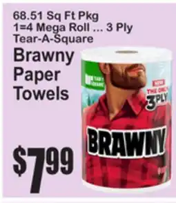 SuperFresh Brawny Paper Towels offer