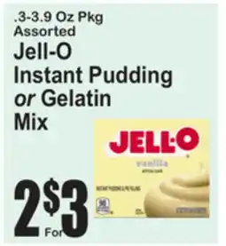 SuperFresh Jell-O Instant Pudding or Gelatin Mix offer