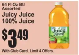 SuperFresh Juicy Juice 100% Juice offer