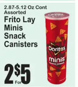 SuperFresh Frito Lay Minis Snack Canisters offer
