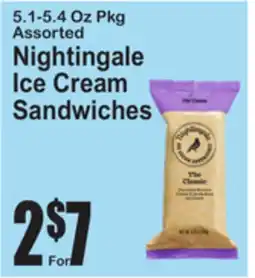 SuperFresh Nightingale Ice Cream Sandwiches offer