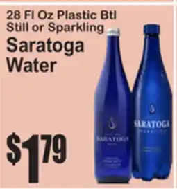 SuperFresh Saratoga Water offer
