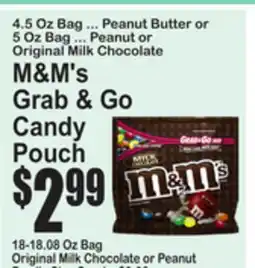 SuperFresh M&M's Grab & Go Candy Pouch offer