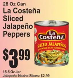 SuperFresh La Costeña Sliced Jalapeño Peppers offer