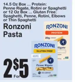 SuperFresh Ronzoni Pasta offer