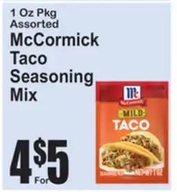 SuperFresh McCormick Taco Seasoning Mix offer