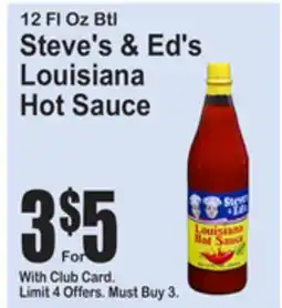 SuperFresh Steve's & Ed's Louisiana Hot Sauce offer
