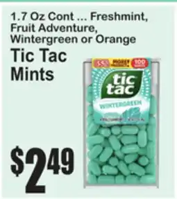 SuperFresh Tic Tac Mints offer