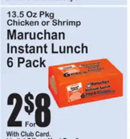 SuperFresh Maruchan Instant Lunch offer