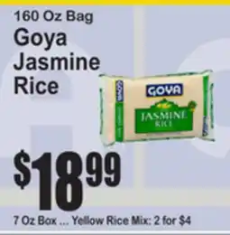 SuperFresh 160 Oz Bag Goya Jasmine Rice offer