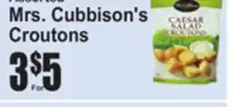 SuperFresh Mrs. Cubbison's Croutons offer