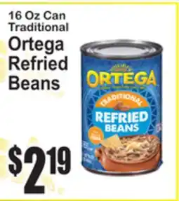 SuperFresh Ortega Refried Beans offer
