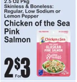 SuperFresh Chicken of the Sea Pink Salmon offer
