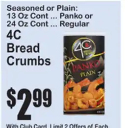 SuperFresh 4C Bread Crumbs offer