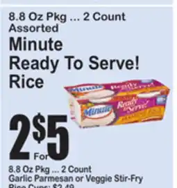SuperFresh Assorted Minute Ready To Serve! Rice offer