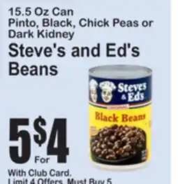 SuperFresh Steve's and Ed's Beans offer