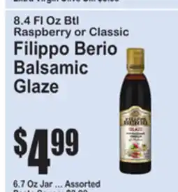 SuperFresh 8.4 FL Oz Btl Raspberry or Classic Filippo Berio Balsamic Glaze offer